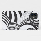 黒く抽象的な電話箱 Case-Mate iPhoneケース (裏面(横))