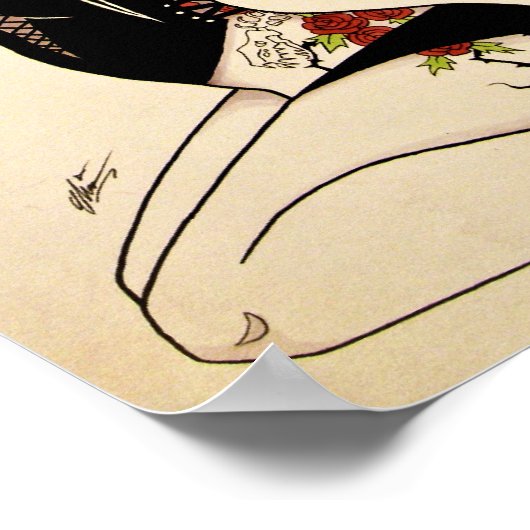 黒く染める ポスター (角)