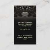 黒く華美な名刺 名刺 (裏面)