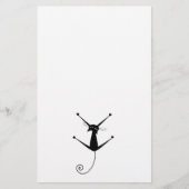 黒く風変わりな子猫10 便箋 (正面)