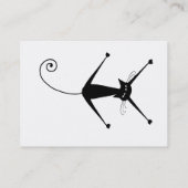 黒く風変わりな子猫10 名刺 (裏面)