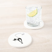 黒く風変わりな子猫3 コースター (側面)