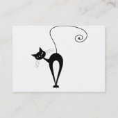 黒く風変わりな子猫3 名刺 (裏面)