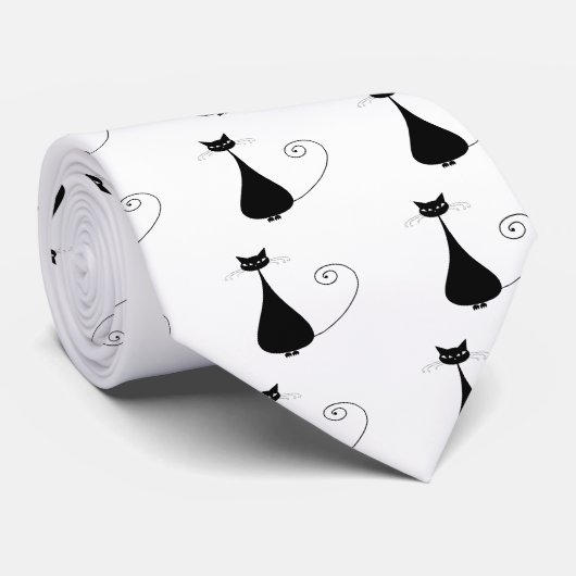 黒く風変わりな子猫4 ネクタイ (ロール)