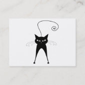 黒く風変わりな子猫6 名刺 (裏面)