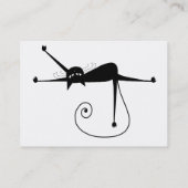 黒く風変わりな子猫7 名刺 (裏面)