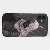 黒く黒い白い強い怪物 Case-Mate iPhoneケース (裏面(横))