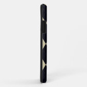 黒く、クリーム色のアーガイル柄ので普遍的なiPhone 5の箱 Case-Mate iPhoneケース (裏面/右)
