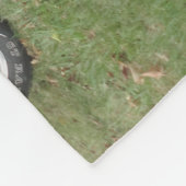 黒く、灰色によってカスタマイズジープ毛布は個人化なります フリースブランケット (角)