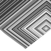 黒く、白いおよび灰色の正方形のテーブルのランナー ショートテーブルランナー (コーナー)