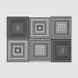 黒く、白いおよび灰色ティッシュペーパーを平方します 薄葉紙