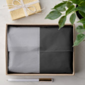 黒く、銀製のティッシュペーパー 薄葉紙 (ギフト)