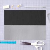 黒く、銀製のティッシュペーパー 薄葉紙 (クラフト)