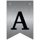 黒く、銀製の重量挙げ選手の誕生日の旗 バンティングフラッグ (第3の旗)