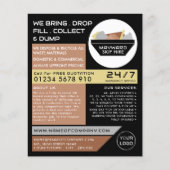 黒ごみスキップスキップ/ダンプスター会社 チラシ (正面)