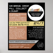 黒ごみスキップスキップ/ダンプスター会社 ポスター (正面)