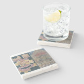 "黒さ"の-テーブルのコースター ストーンコースター (横)