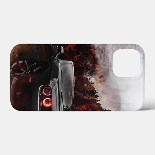 黒すごい車 Case-Mate iPhoneケース (裏面 (横))