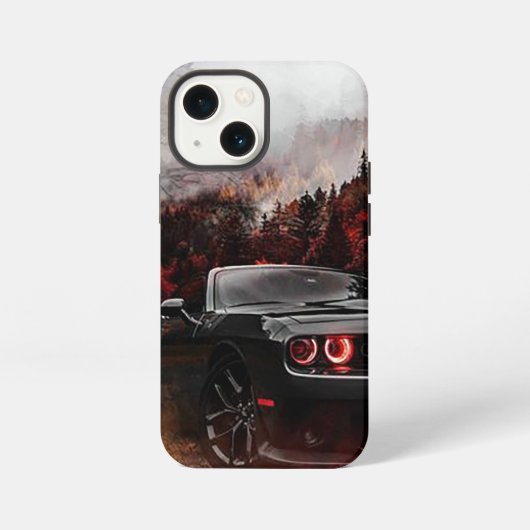 黒すごい車 iPhoneケース (裏面)