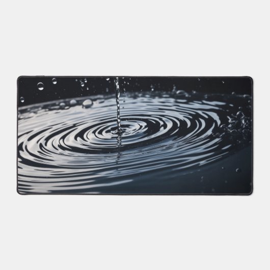 黒ずんだ水が反射する デスクマット (正面)