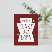 黒っぽい葉書よりハンキー ポストカード (スタンド正面)