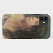 黒っぽい髪の女の子のポートレート、1867年 Case-Mate iPhoneケース (裏面(横))