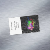 黒ではねかけます マグネット名刺 (インサイチュ)