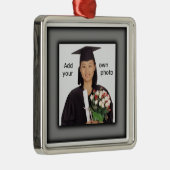 黒で写真を追加 メタルオーナメント (右)