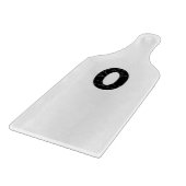 黒で表したゼロ(0) カッティングボード (角)