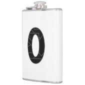 黒で表したゼロ(0) フラスク (左)