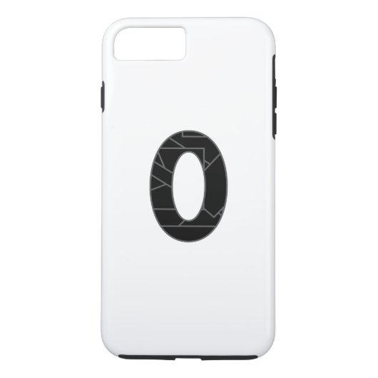 黒で表したゼロ(0) Case-Mate iPhoneケース (裏面)