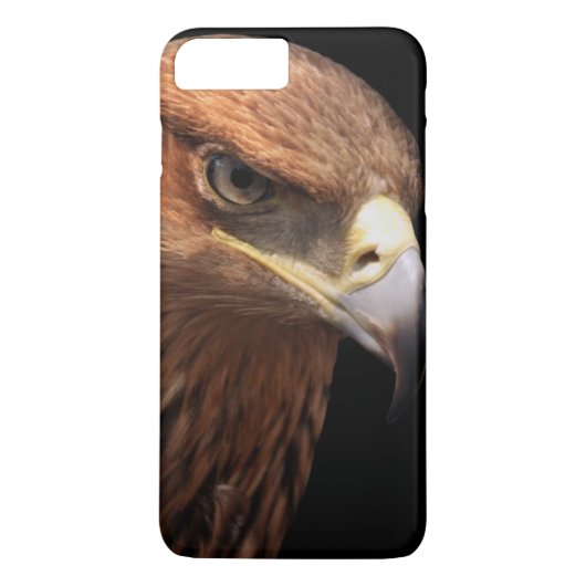 黒で隔離されるワシのポートレート Case-Mate iPhoneケース (裏面)