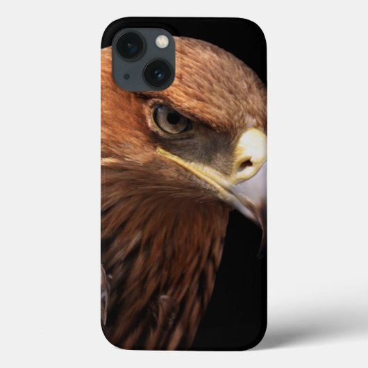 黒で隔離されるワシのポートレート Case-Mate iPhoneケース (裏面)
