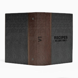 黒とエレガント茶色のヴィンテージステッチ革