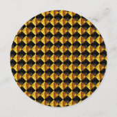 黒とエレガント金ゴールドの菱形 メニュー (裏面)