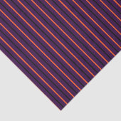 黒とオレンジの付きダークパープルストライプ 薄葉紙 (詳細)