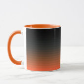 黒とオレンジ マグカップ (左)