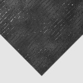 黒とグリッターストライプのパターン 薄葉紙 (詳細)