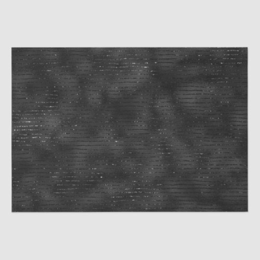 黒とグリッターストライプのパターン 薄葉紙 (正面)