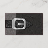 黒とグレーのサドルバッグ 名刺 (裏面)