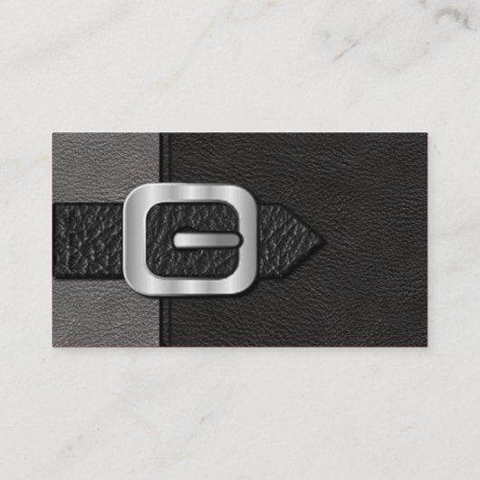 黒とグレーのサドルバッグ 名刺 (裏面)