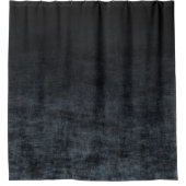 黒とグレーのテクスグラデーションチャ シャワーカーテン (正面)