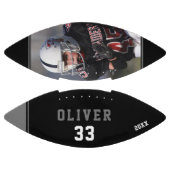 黒とグレーのプレイヤーの名前番号写真 アメリカンフットボール (パネル)