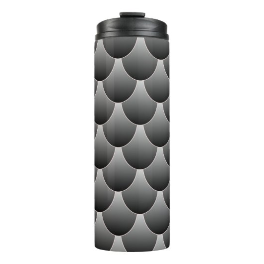 黒とグレーはかりで測 タンブラー (正面)