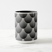 黒とグレーはかりで測 マグカップ (中央)