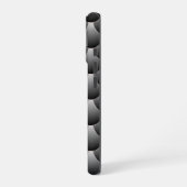 黒とグレーはかりで測 iPhone 16ケース (左側面)