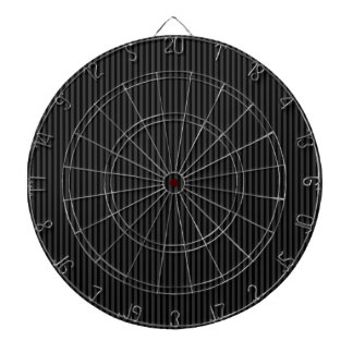 黒とスモーキーの黒の細い縦型ストライプ ダーツボード