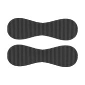 黒とスモーキーの黒の細い縦型ストライプ 野球ボール (パネル)