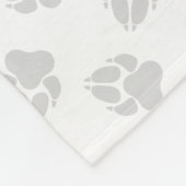 黒とタンのリンゴ長い髪ダックスシュント&名前 フリースブランケット (角)