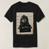 黒とタンの犬のマグがTシャツを撃った Tシャツ (デザイン正面)